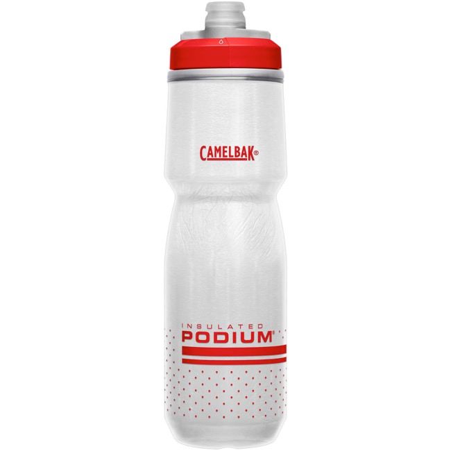 Camelbak Podium Chill, Size: 24oz, Color: Firey Red/White