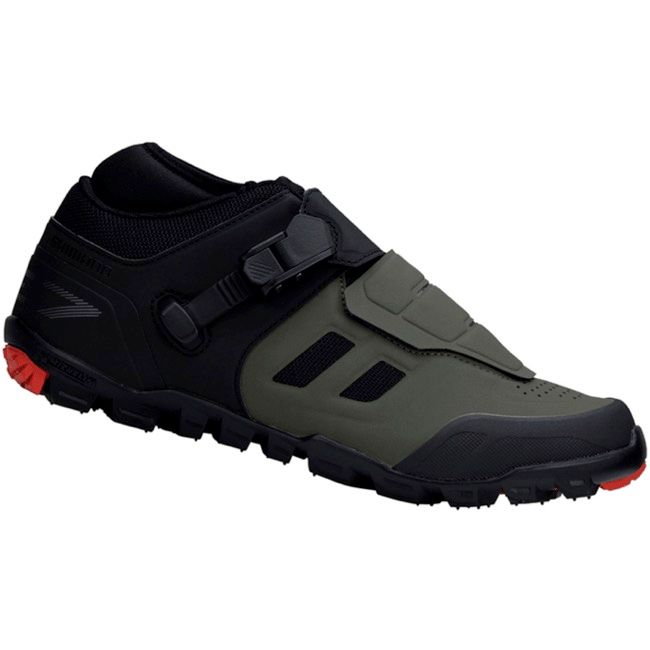 Shimano ME7 Men's Bike Shoe, Size: 7.6, Color: Olive