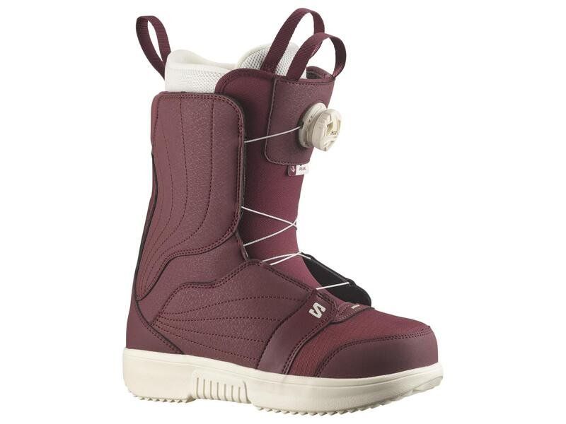 Salomon Pearl Boa Snowboard Boot 25/26, Color: Tawny Port, Size: 22