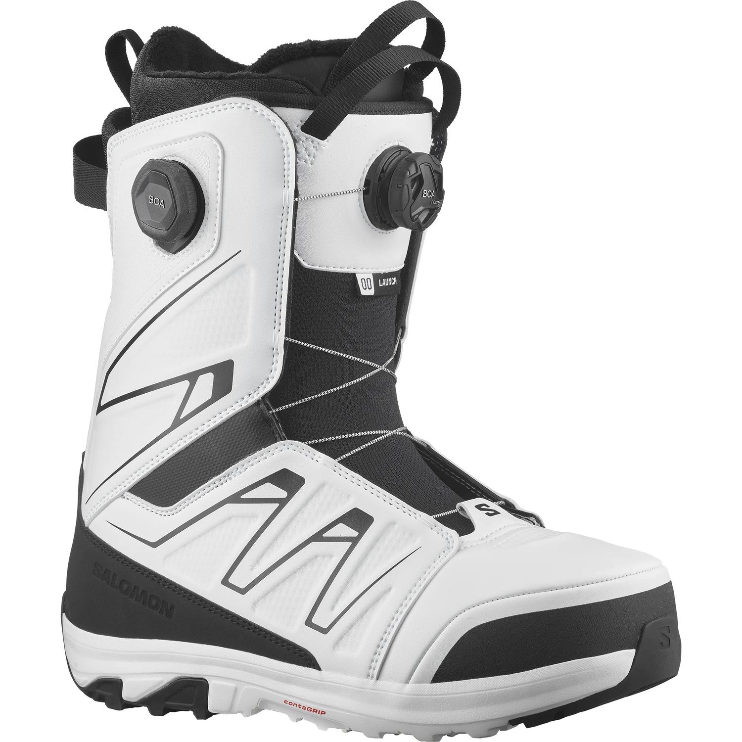 Salomonn Launch Boa SJ Boa 25/26, Color: Black/White, Size: 27