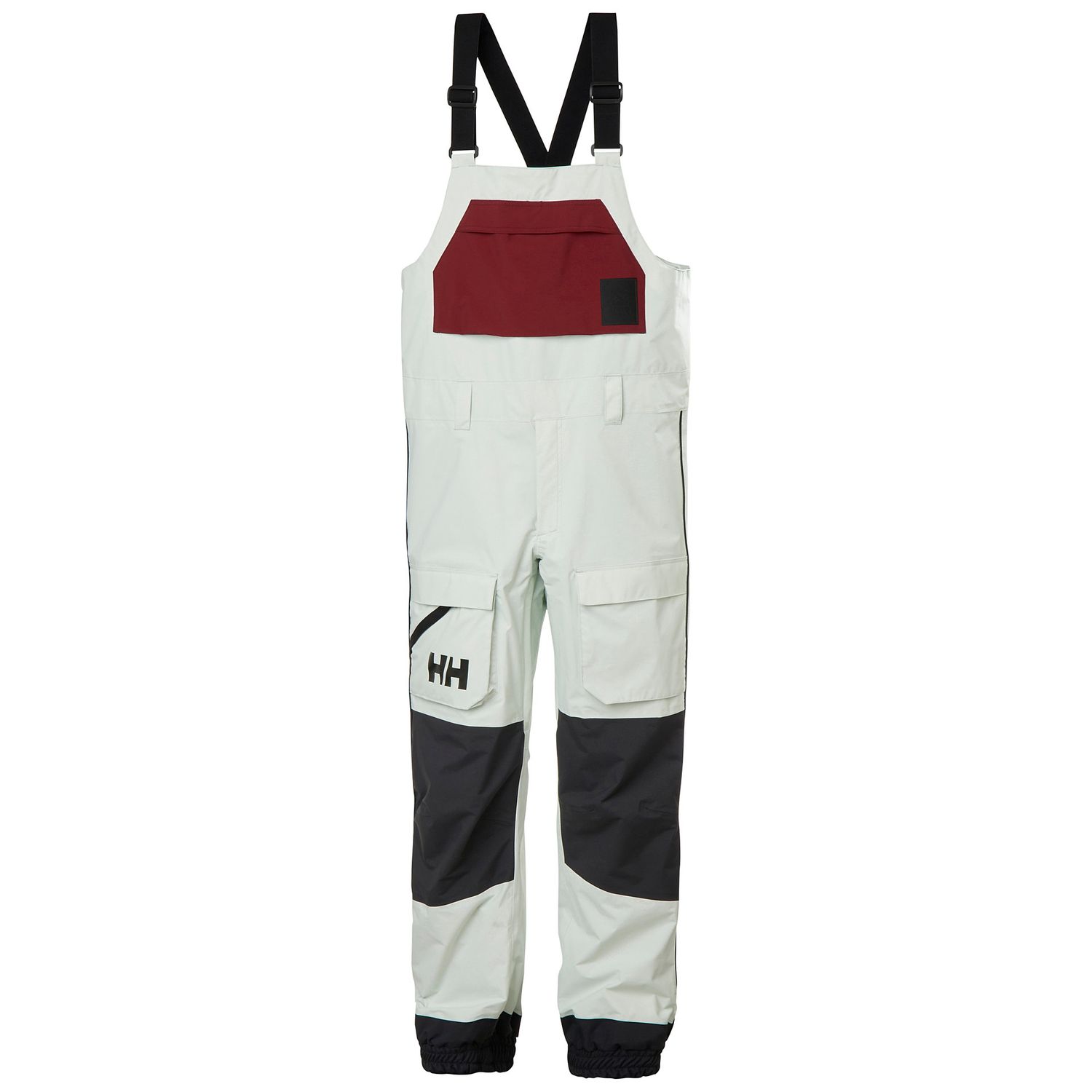 Helly Hansen Ullr D Bib Pant Shell, Color: Seafoam, Size: M