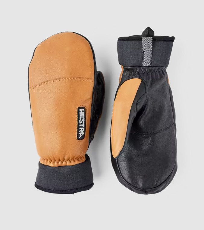 Hestra Army Leather Wool Terry Mitt, Color: Cork, Size: 7