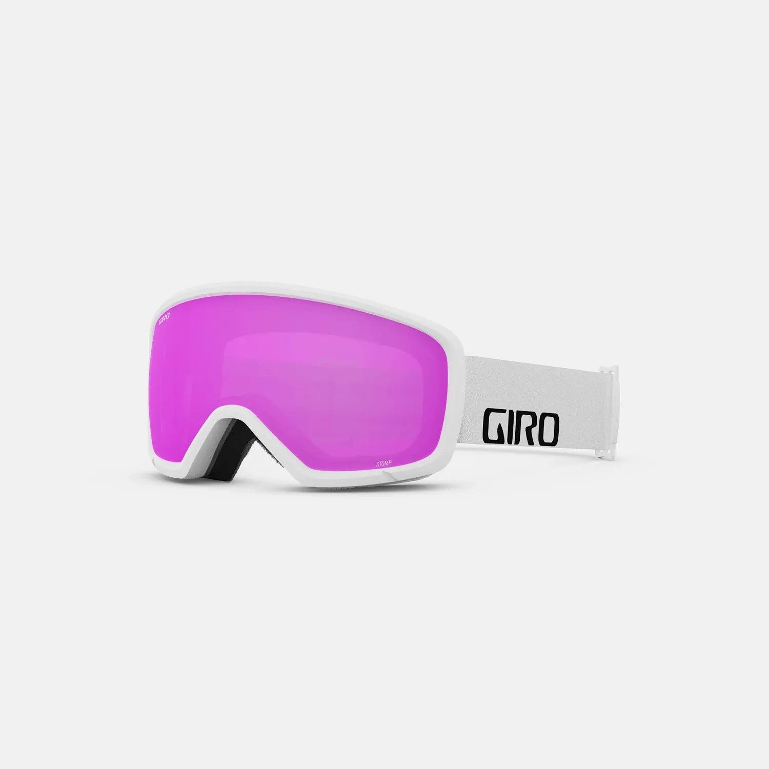 Giro Kids Stomp Goggles, Color: Wordmark White/ Amber Pink