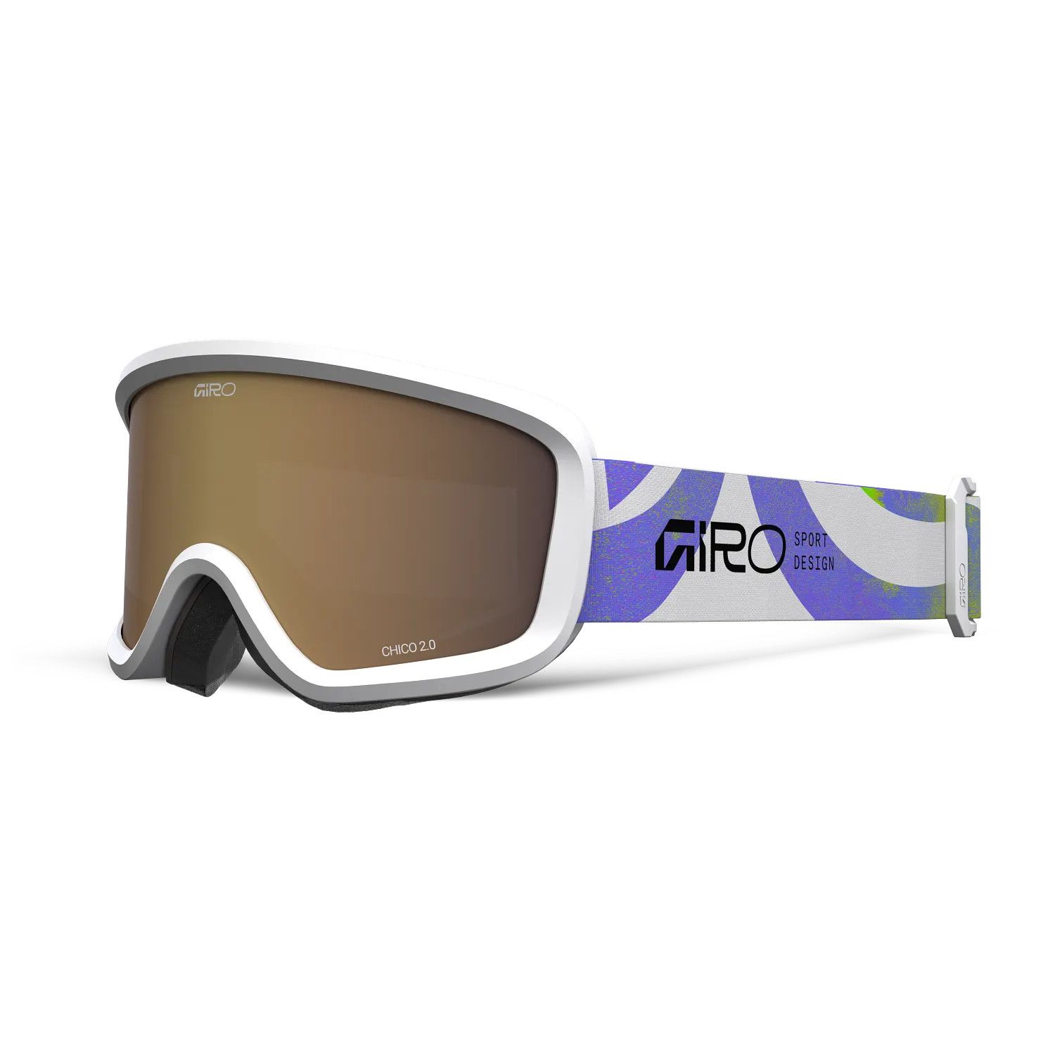 Giro Chico 2.0  Kids Goggles, Color: Purple / Amber Pink