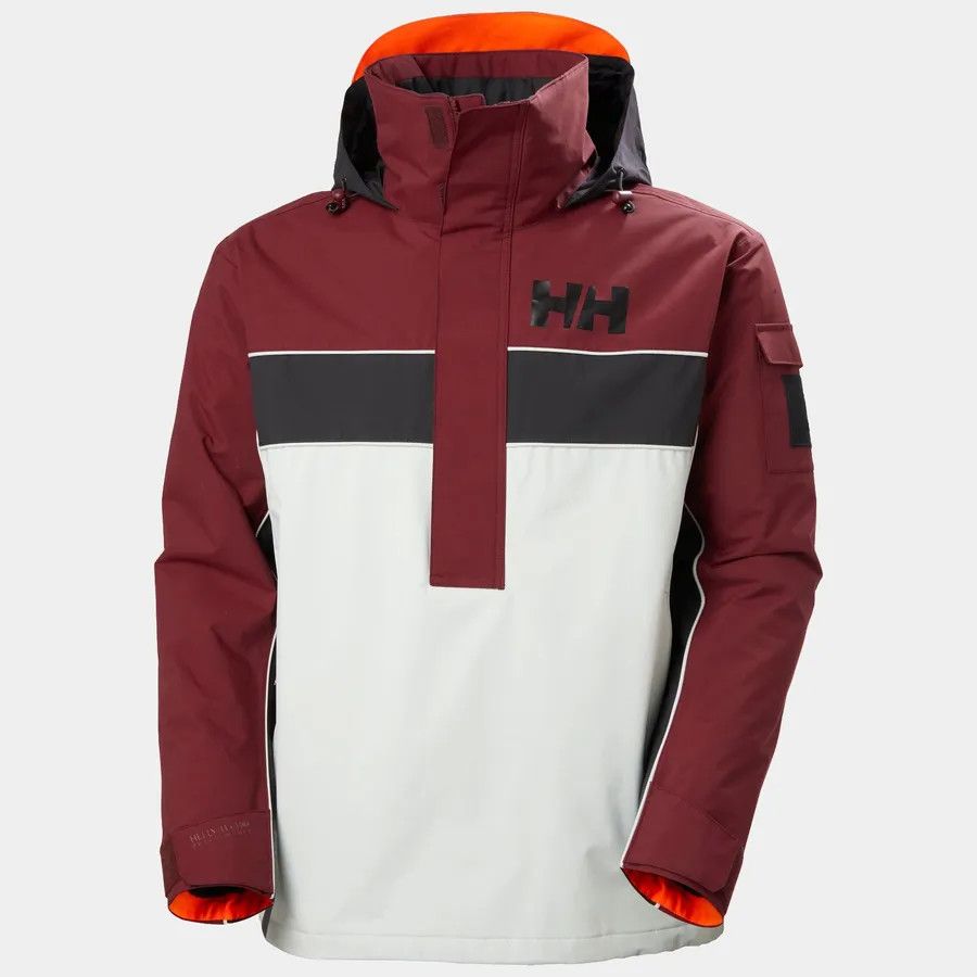 Helly Hansen Ullr D Insulated Anorak, Color: Mars Red/ Rouge, Size: M