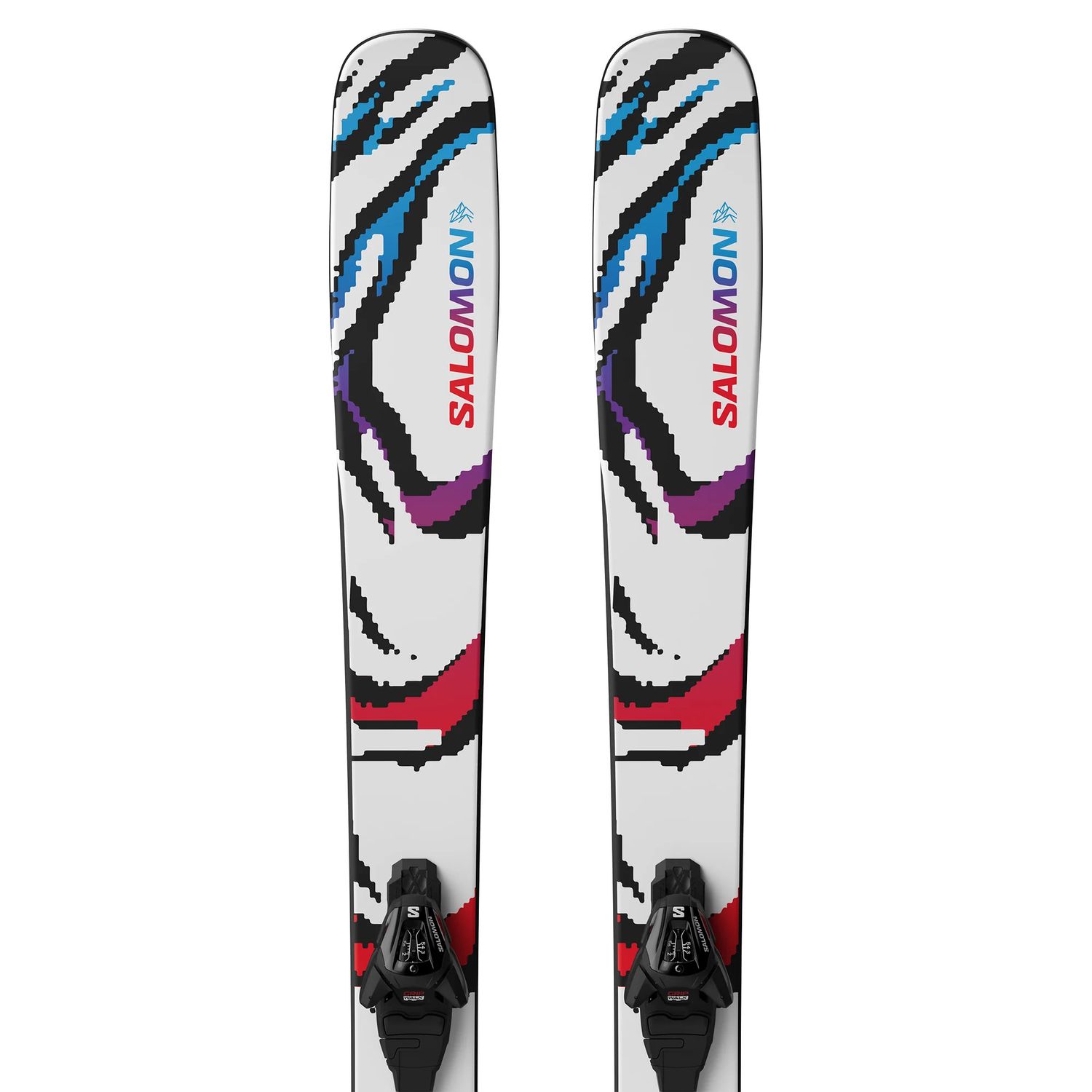 Salomon Kids QST Blank Team White/Red, Size: 137