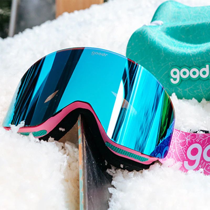 Goodr Snow G Goggles, Style: Bunny Slope Drop Out