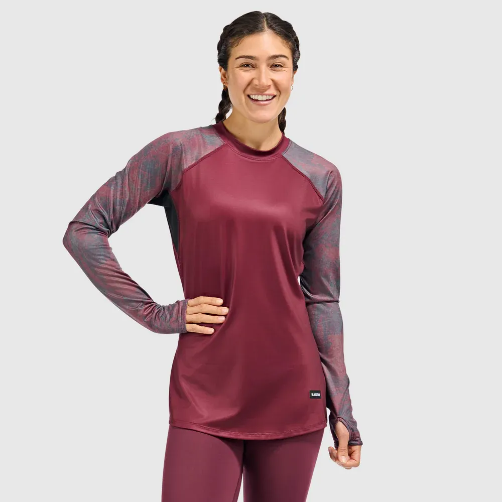 Blackstrap Women's  Vista Crewneck, Color: Cherry, Size: S