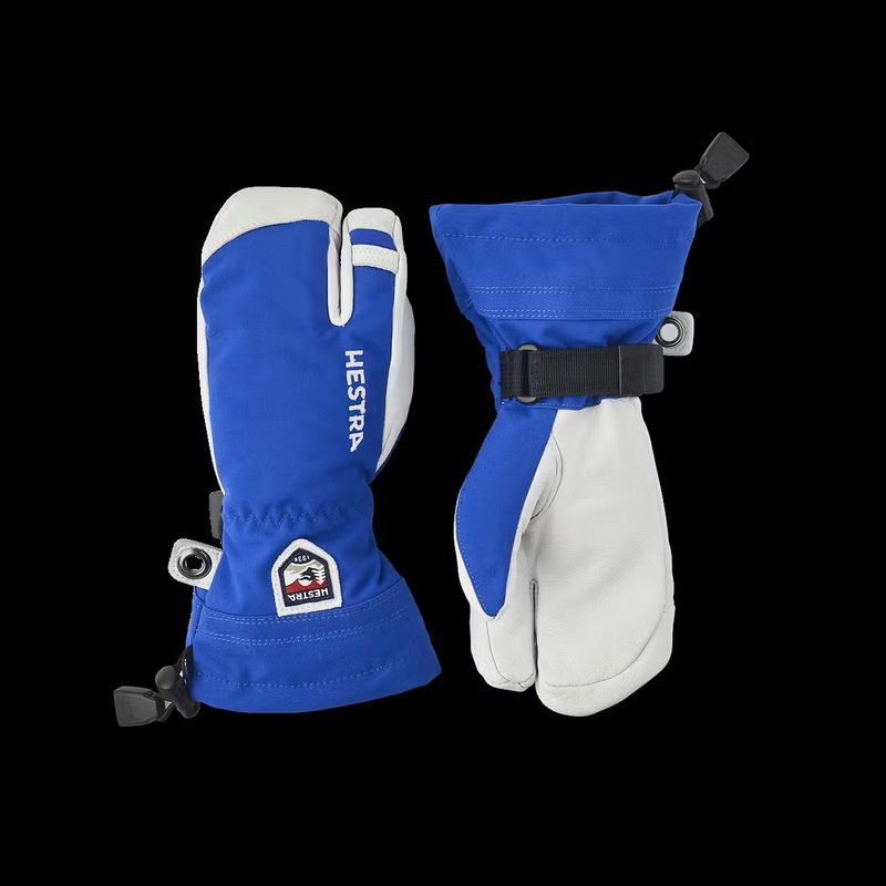 Hestra Heli 3-finger Army leather