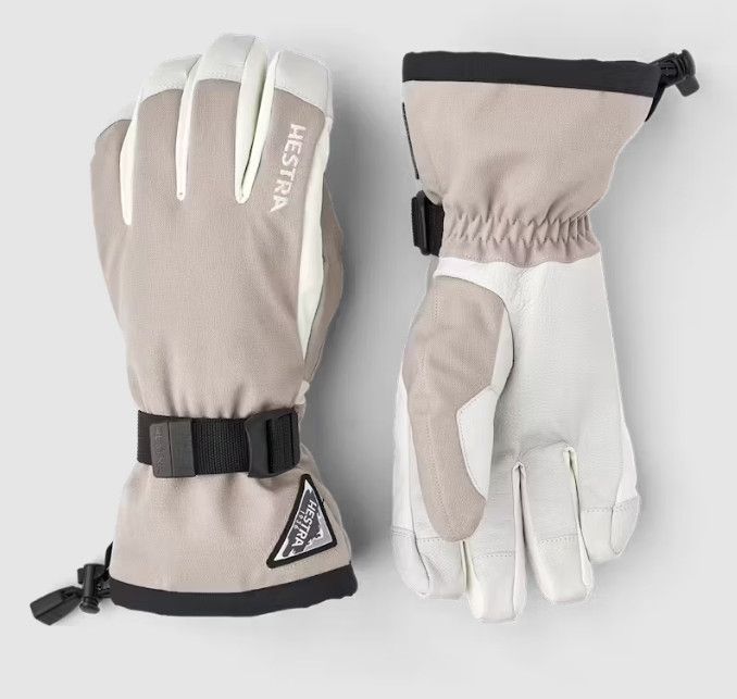 Hestra Powder Gauntlet 5-Finger, Color: Beige, Size: 6