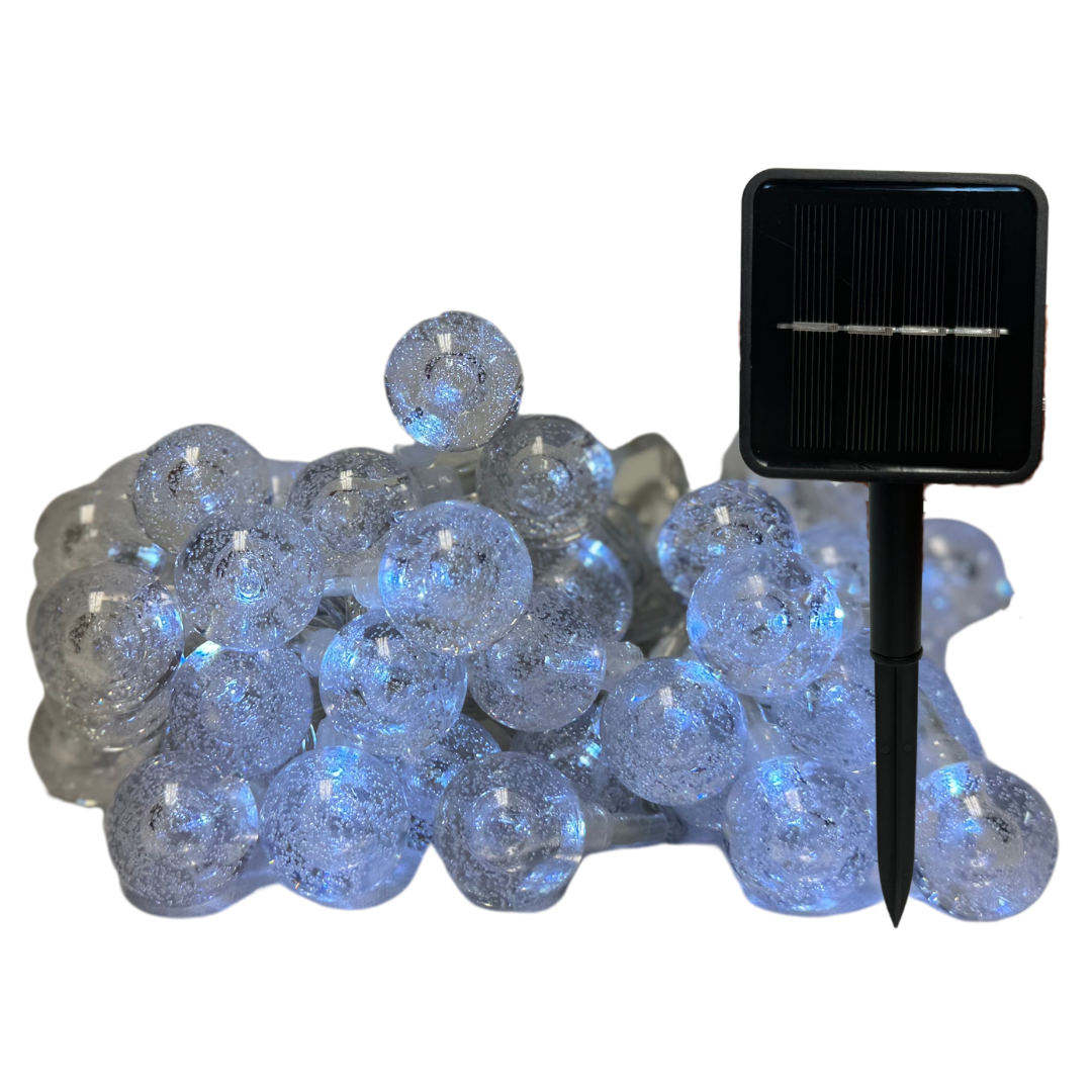 19.7ft Solar Powered LED Bulb Lights