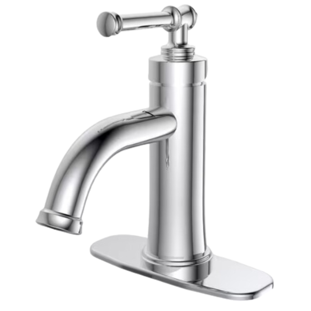 Studio Design Collection Single Handle Lavatory Chrome Finish Faucet