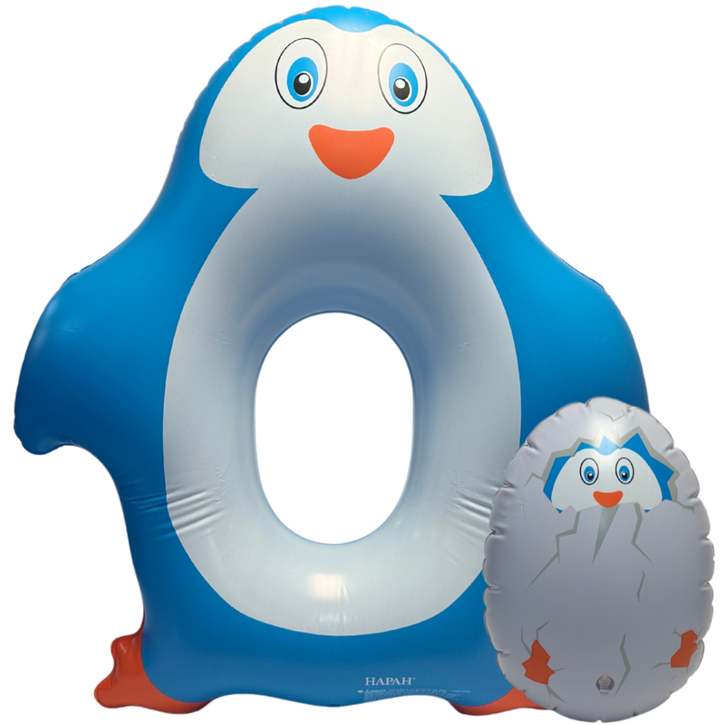 Hapah Penguin with Egg Inflatable Swimming Tube