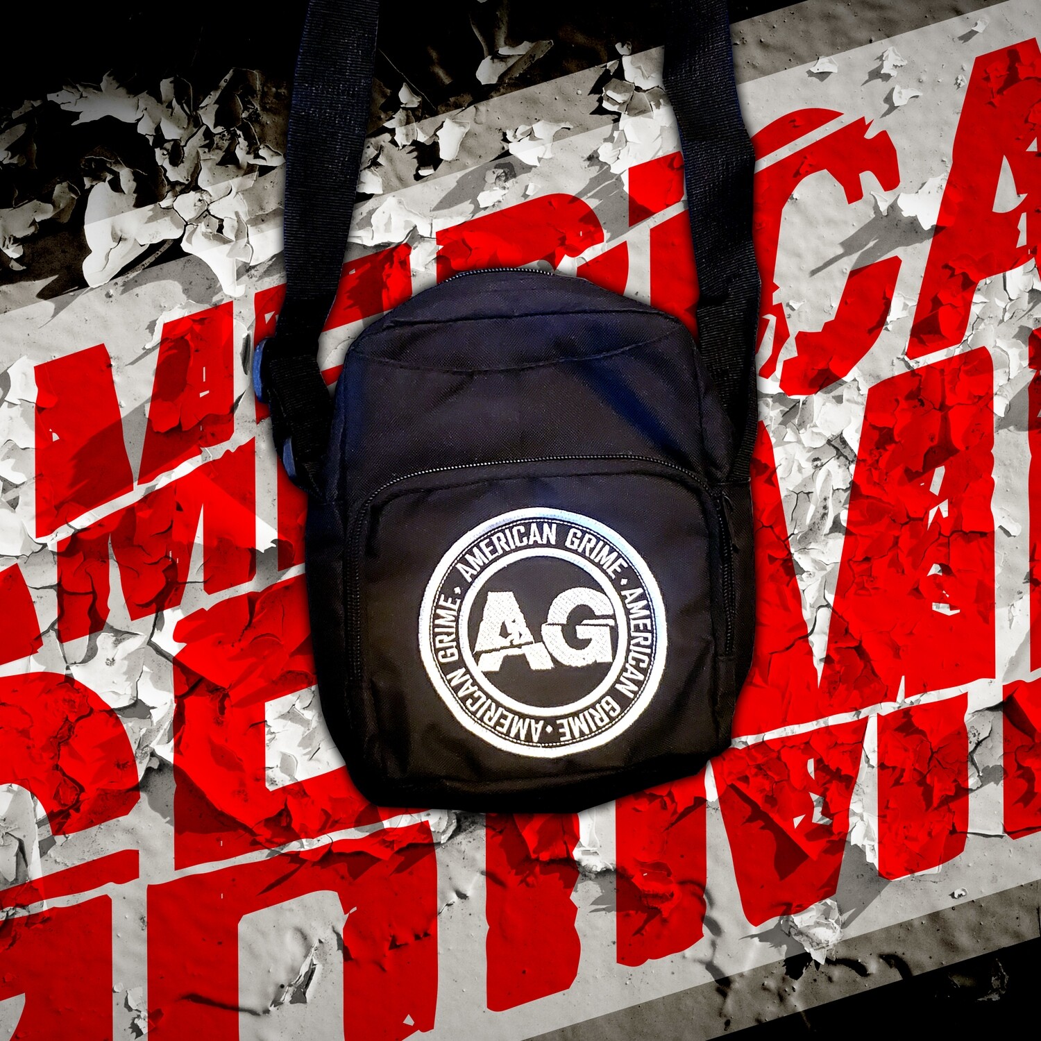 American Grime Sidebag Round Logo