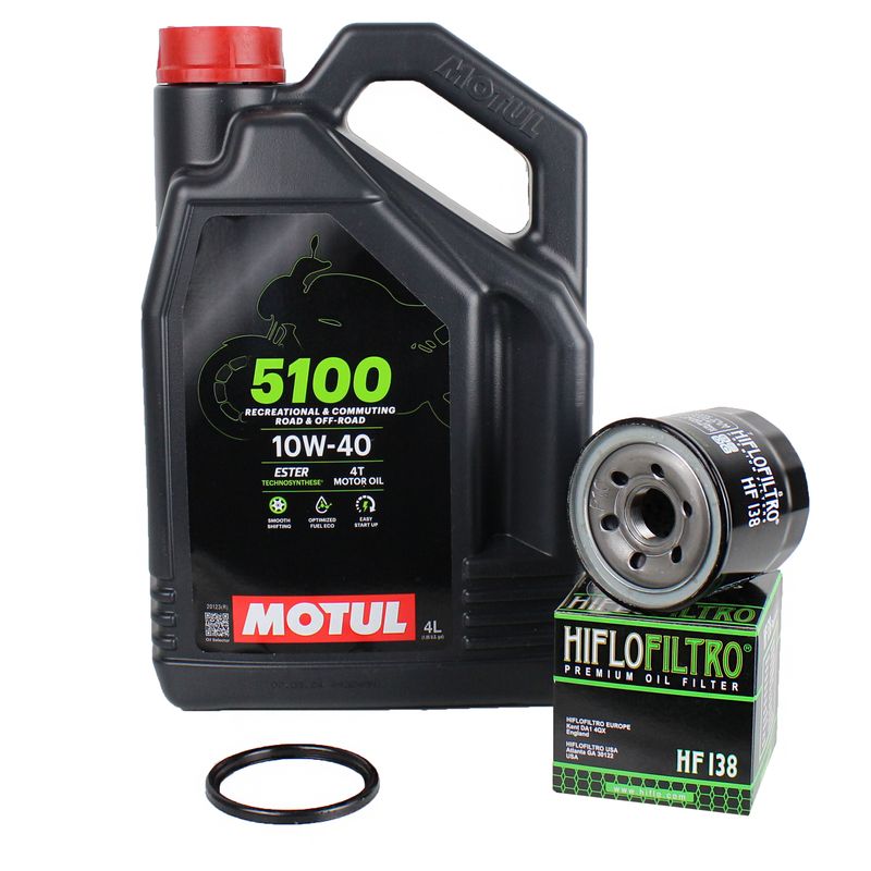 Motul 5100 10W40 4L + HifloFiltro HF138