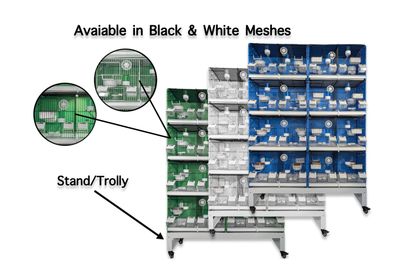 MLF 60cm breeding cages stack of 8 MLF 60cm breeding cages stack of 8