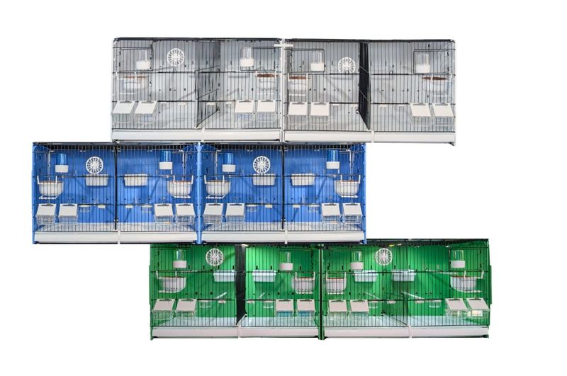 MLF Deep 140cm breeding cages, complete with all the essential accessories