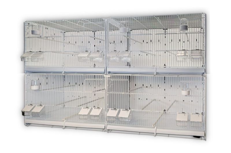 MLF Deep 140cm breeding cages 2 pack, complete with all the essential accessories