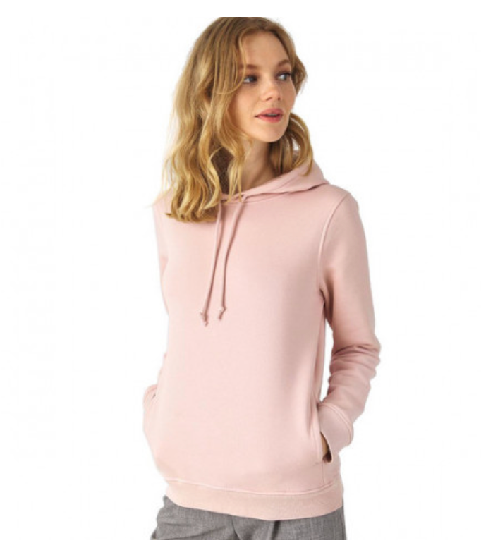organic hooded sweat - women