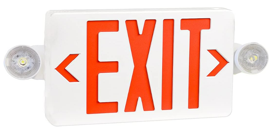 EMERGENCY/EXIT LIGHT COMBO