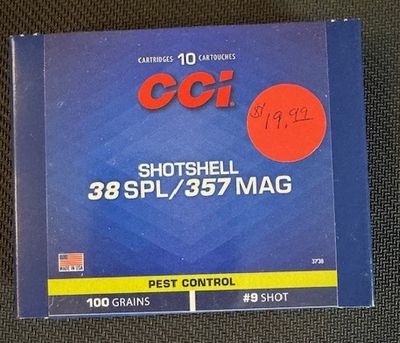 CCi Shotshell 38SPL/357MAG