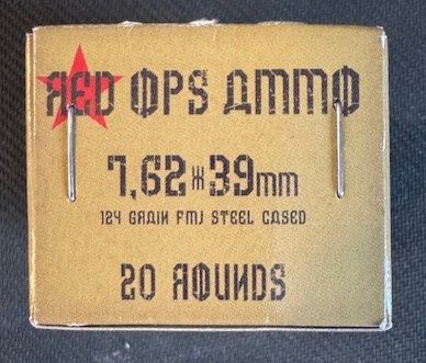 7.62x39mm 124 grain steel