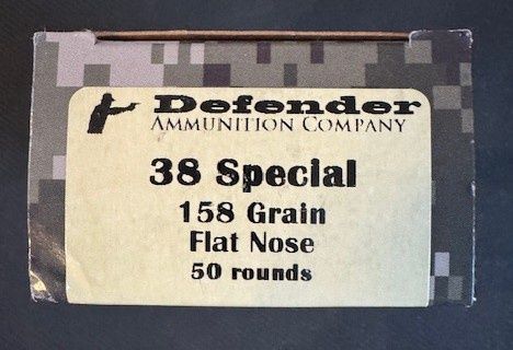 38 Special 158 Grain Flat Nose