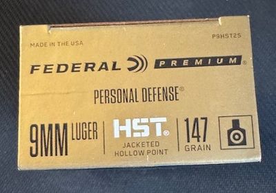 Federal Premium 9mm 147 Grain