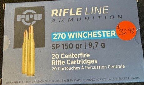270 Winchester SP 150 grain