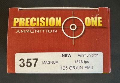 357 Magnum 125 Grain FMJ