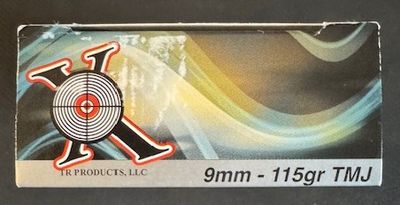 9mm 115gr TMJ XTR