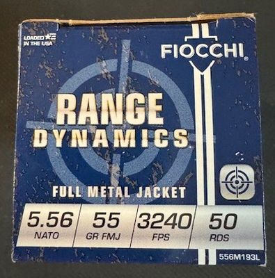 Fiocchi 5.56 55 grain FMJ