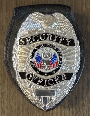 Security Badge with Holder