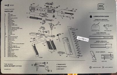 Glock Gunsmiths Bench Mat