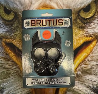 Brutus Self Defense Keychain Black