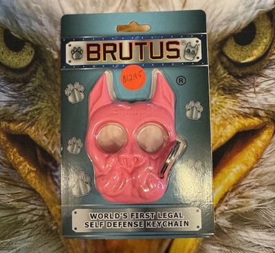 Brutus Self Defense Keychain Pink