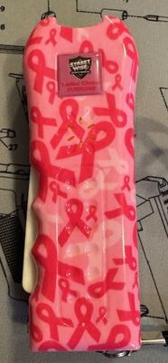 Ladies Choice Stun Gun w/ Personal Alarm Pink Ribbon