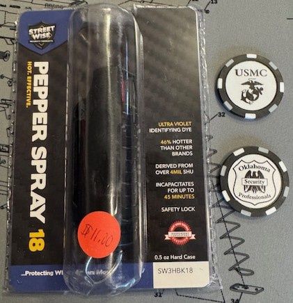 Pepper Spray 18 Black