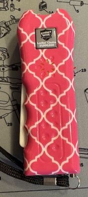 Ladies Choice Stun Gun w/ Personal Alarm Designer Pink