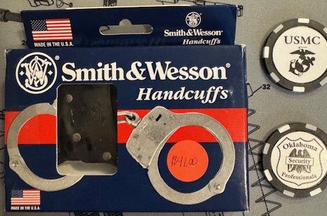 Smith and Wesson Handcuffs- Hinged Blue Standard