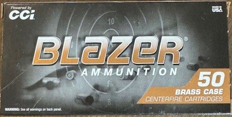 Blazer Brass 38 Spl 125 grain FMJ 50 rounds