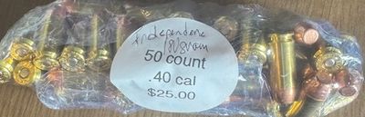 Independance .40 S&amp;W  180 grain FMJ 50 count