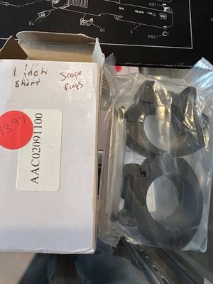 CVLife 1 Inch short scope rings