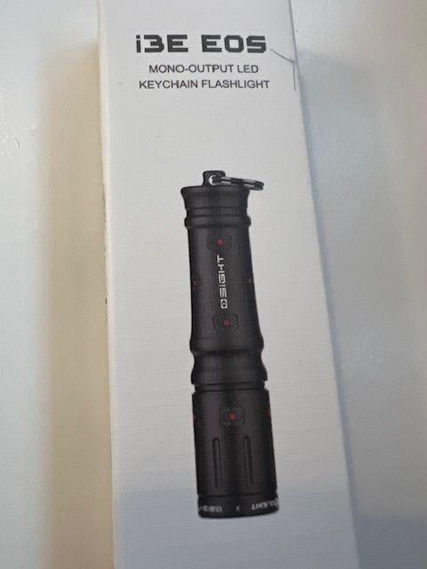 key chain flash light Black
