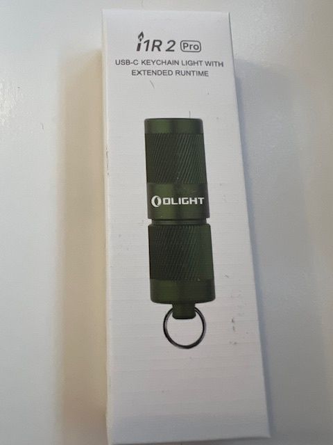 keychain flashlight ( green )