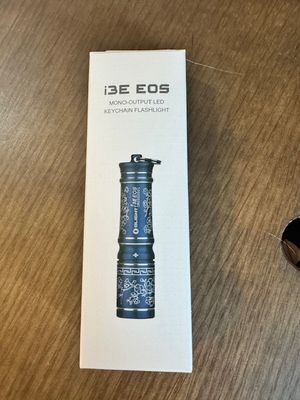 Ologht Blue Porcelain Keychain Flashlight