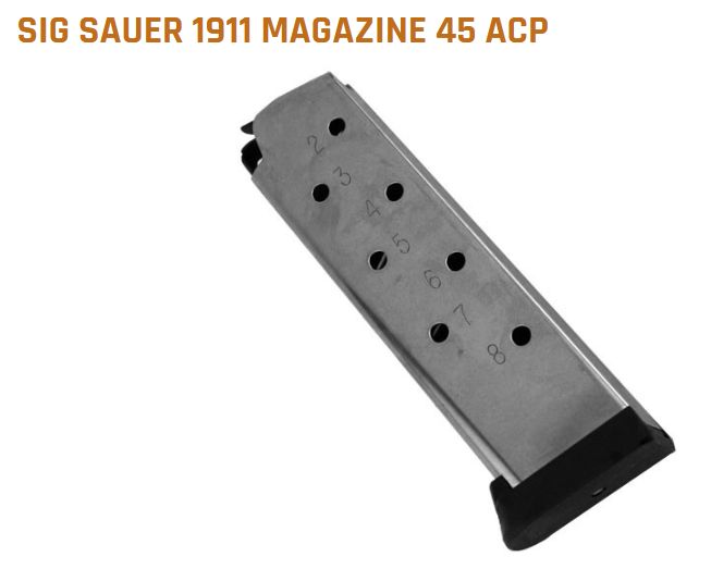 Sig Sauer 1911 Magazine 45 ACP
