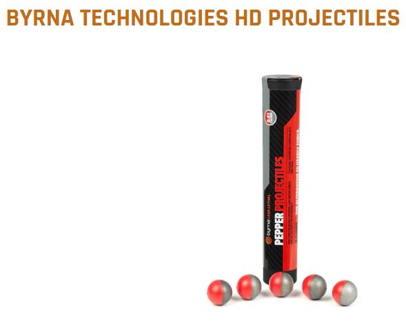 Byrna Pepper Projectiles .61 5 pack