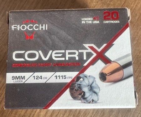 Covert X JHP 20 rounds 124 Grain