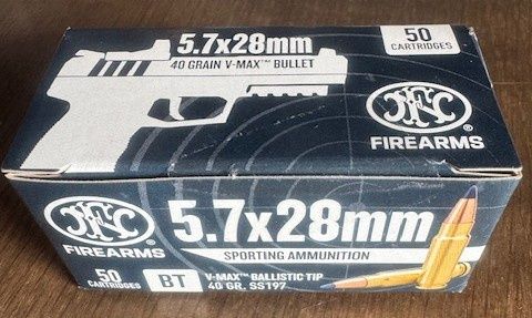 FNM 5.7x28mm 40 Grain